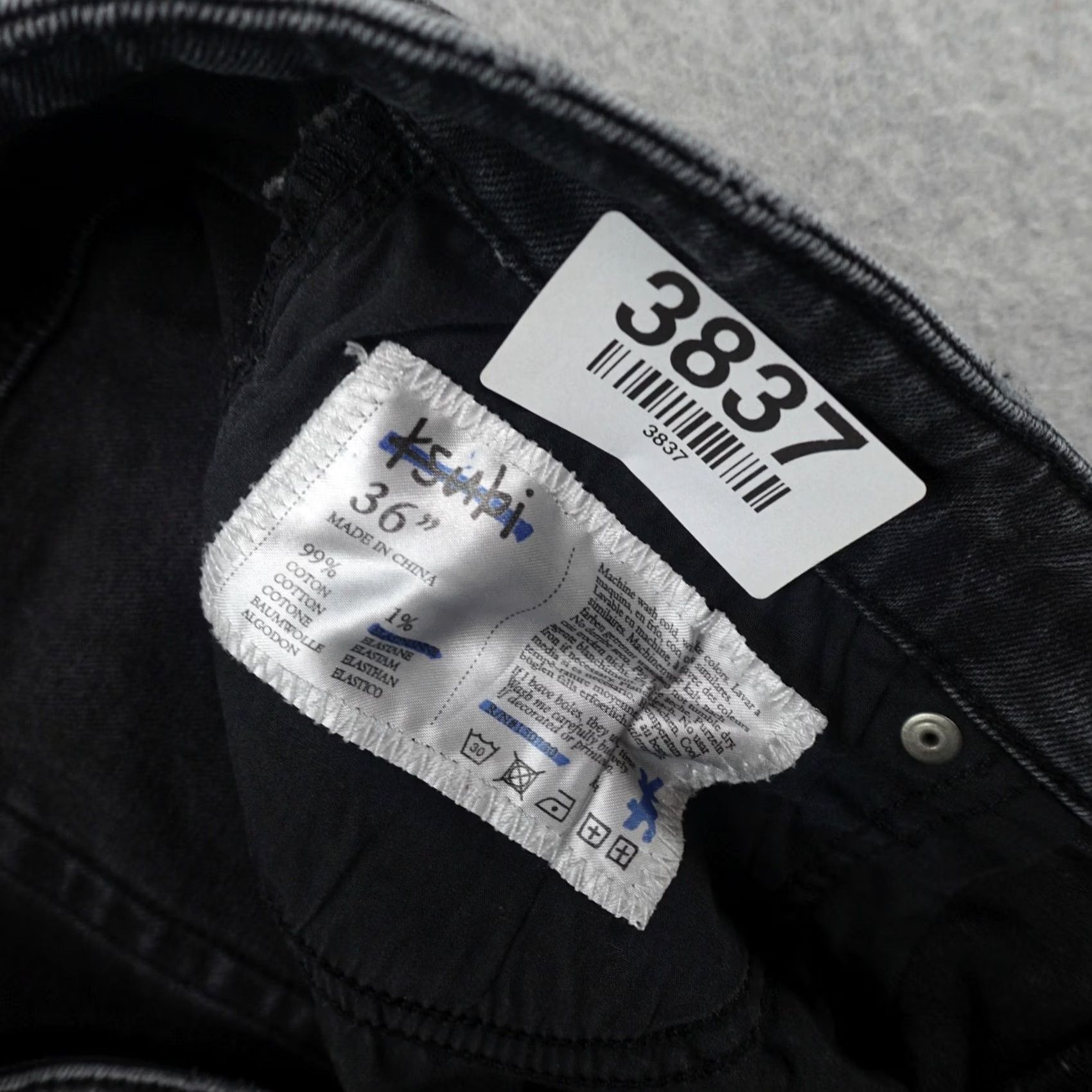 Ksubi ksubi Jeans Mens 36 (36X31) Black Distressed Skinny 5-Pocket Denim Vintage No Size US 36 / EU 52 - 3 Thumbnail