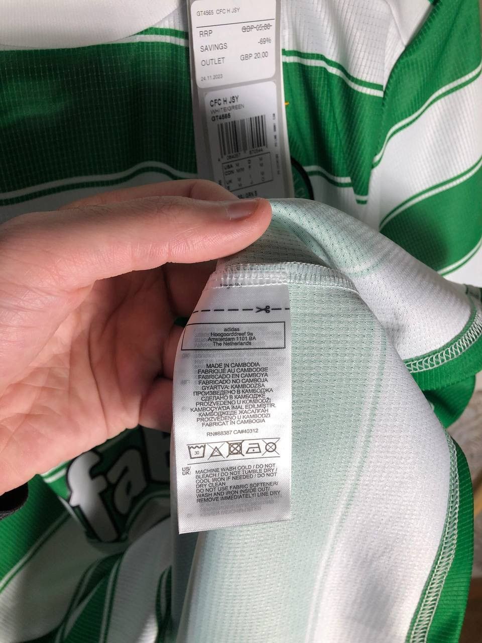 Adidas VINTAGE ADIDAS FC CELTIC SCOTLAND SOCCER JERSEY RETRO 90s Size US M / EU 48-50 / 2 - 7 Thumbnail
