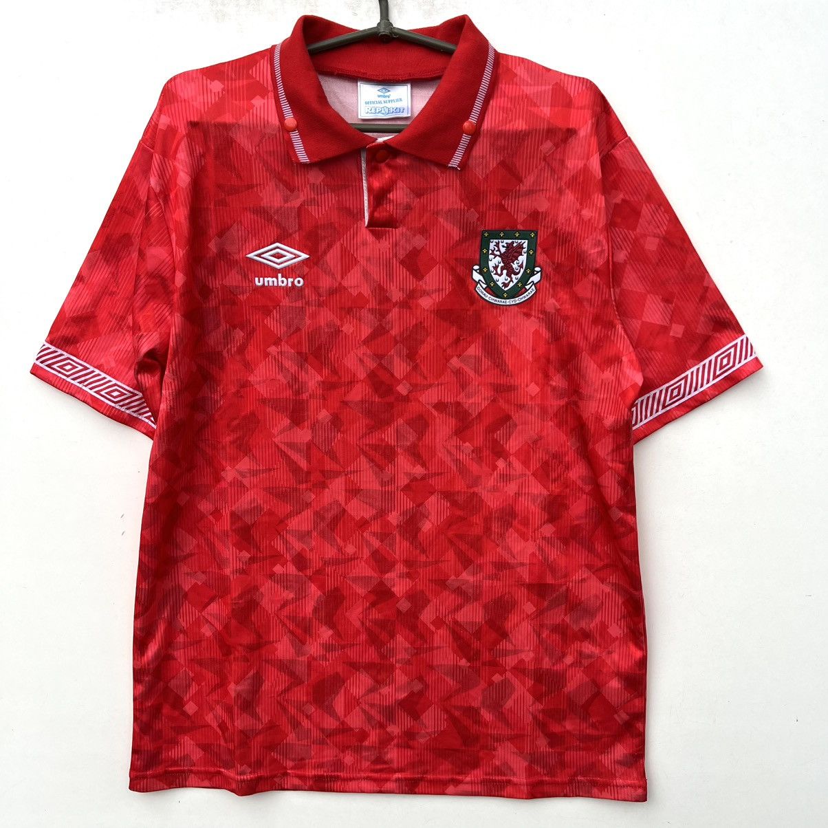 Vintage Wales 1990-1992 Soccer Jersey Umbro football t shirt