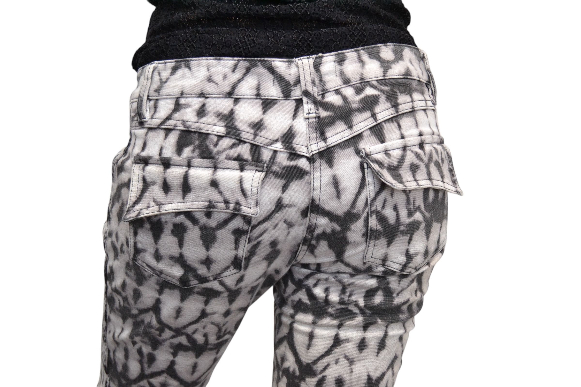 Isabel Marant Isabel Marant Pour x H&M Multicolor Biker Jeans Pants Size 27" / US 4 / IT 40 - 7 Thumbnail