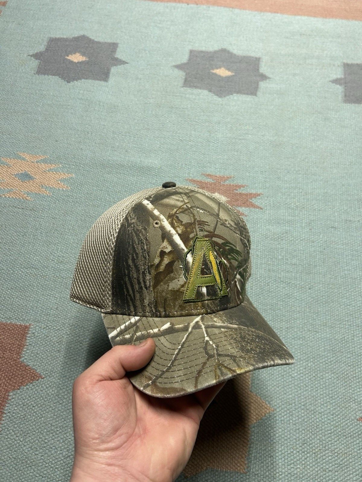 The Game Auburn bean & grain strapback hat camo NWT DEADSTOCK farm Size ONE SIZE - 1 Thumbnail