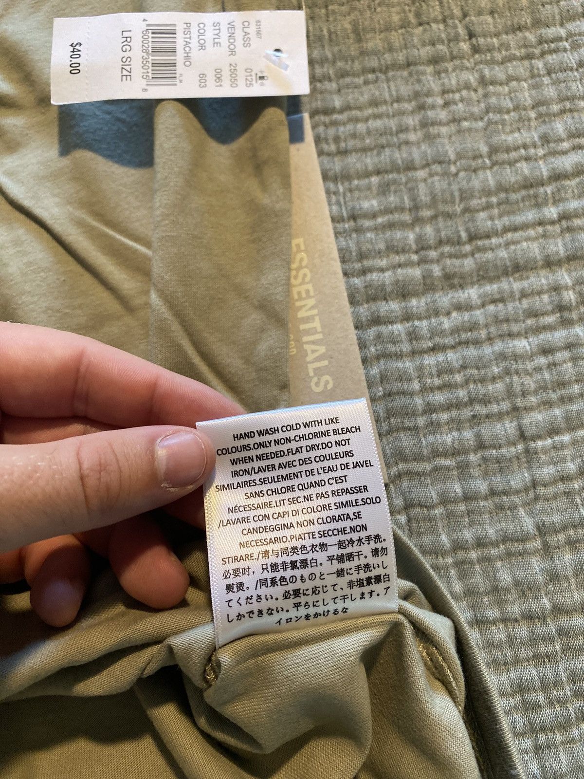 Essentials × Fear of God Fear of God Essentials T-shirt Size US L / EU 52-54 / 3 - 4 Thumbnail