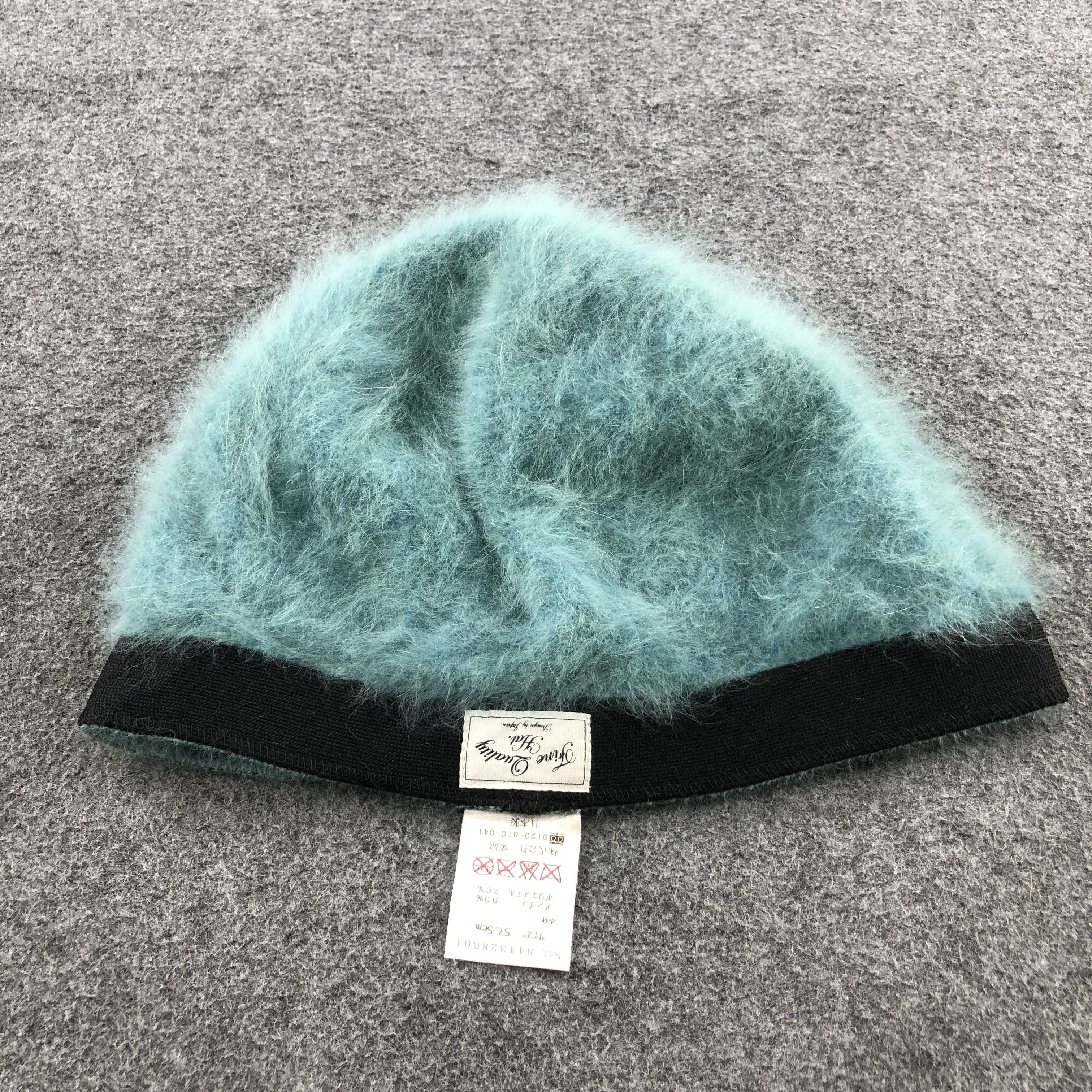 Japanese Brand Unknown Angora Barret Hat Beanie Snowcap Snow Hat B31 Size ONE SIZE - 1 Thumbnail