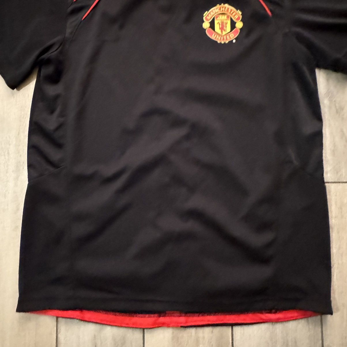 Adidas × Nike Vintage Y2K Black And Red Manchester Soccer Jersey Kit Large Size US L / EU 52-54 / 3 - 9 Thumbnail