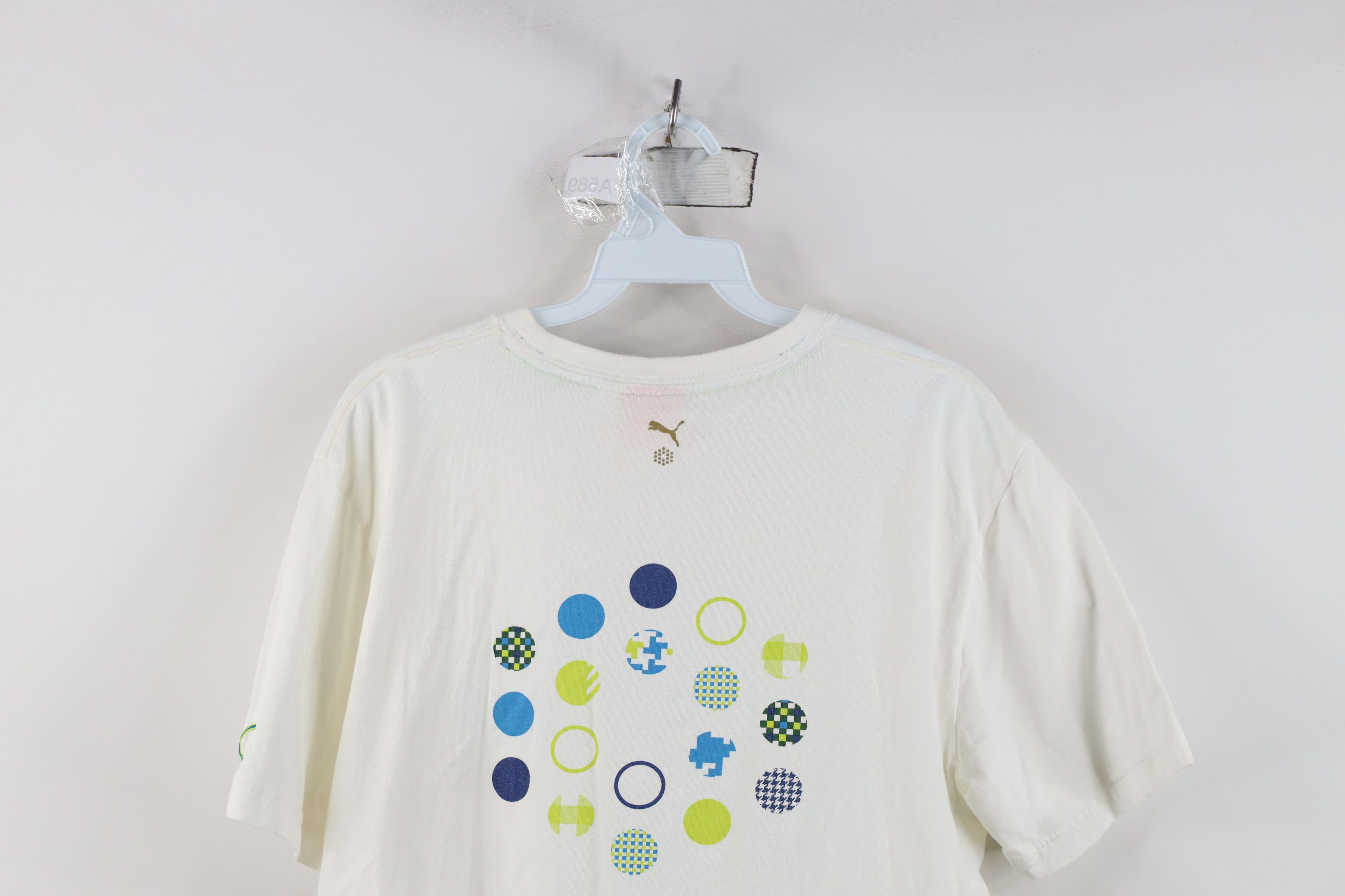 Puma Puma Golf Spell Out Get A Grip Short Sleeve T-Shirt White Size US M / EU 48-50 / 2 - 12 Thumbnail