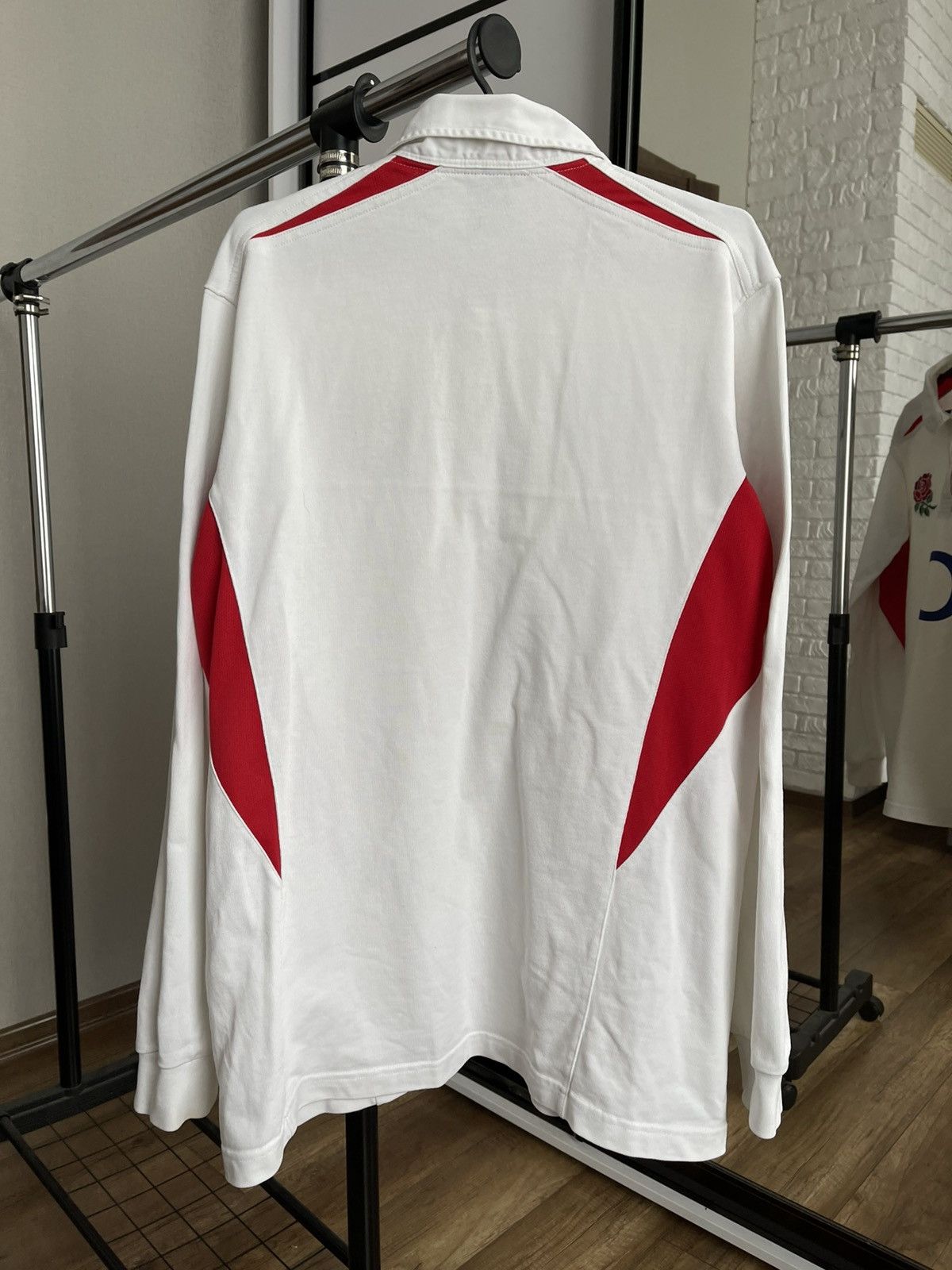 Nike Nike England Vintage Rugby Pullover Sweatshirt 90s Size US L / EU 52-54 / 3 - 4 Thumbnail