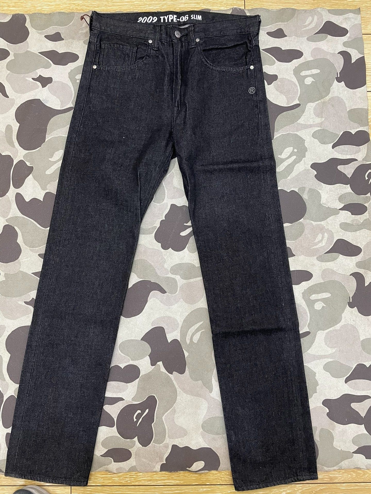 Bape Bape Black Shark Jeans Casual Designer Size US 30 / EU 46 - 1 Thumbnail