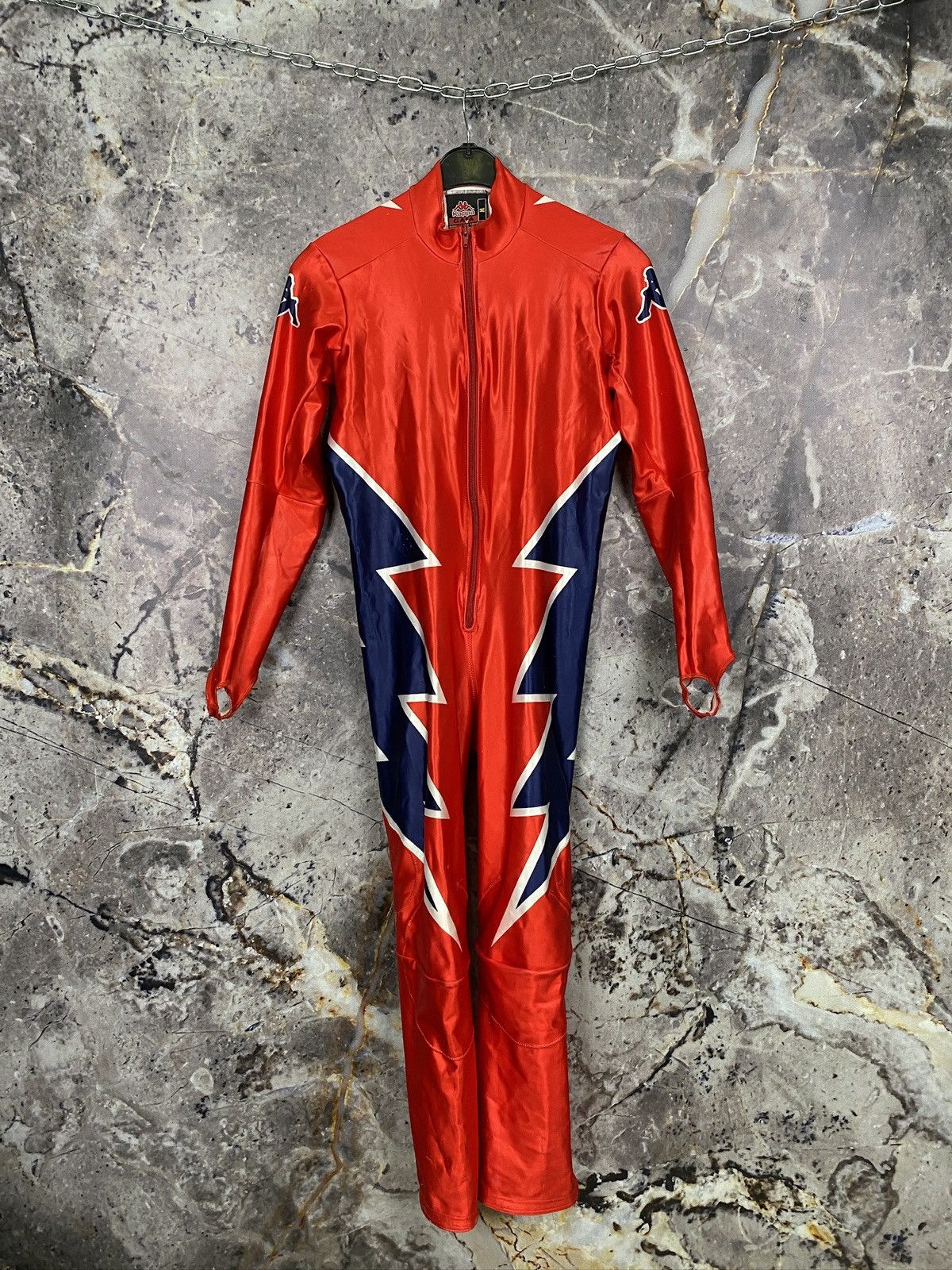 Kappa Vintage Kappa GARA Racing Suit / Ski Suit Red & Navy Size M Size US 34 / EU 50 - 1 Thumbnail
