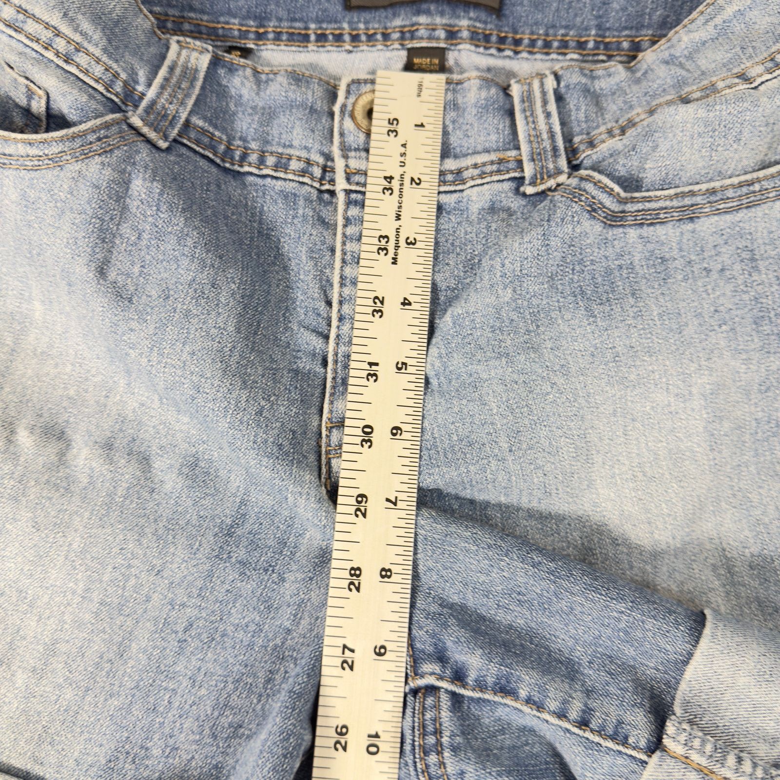 Nine West Nine West Women Denim Shorts Size 8 W28 Blue Cuffed Stretch Size 30" / US 8 / IT 44 - 15 Thumbnail