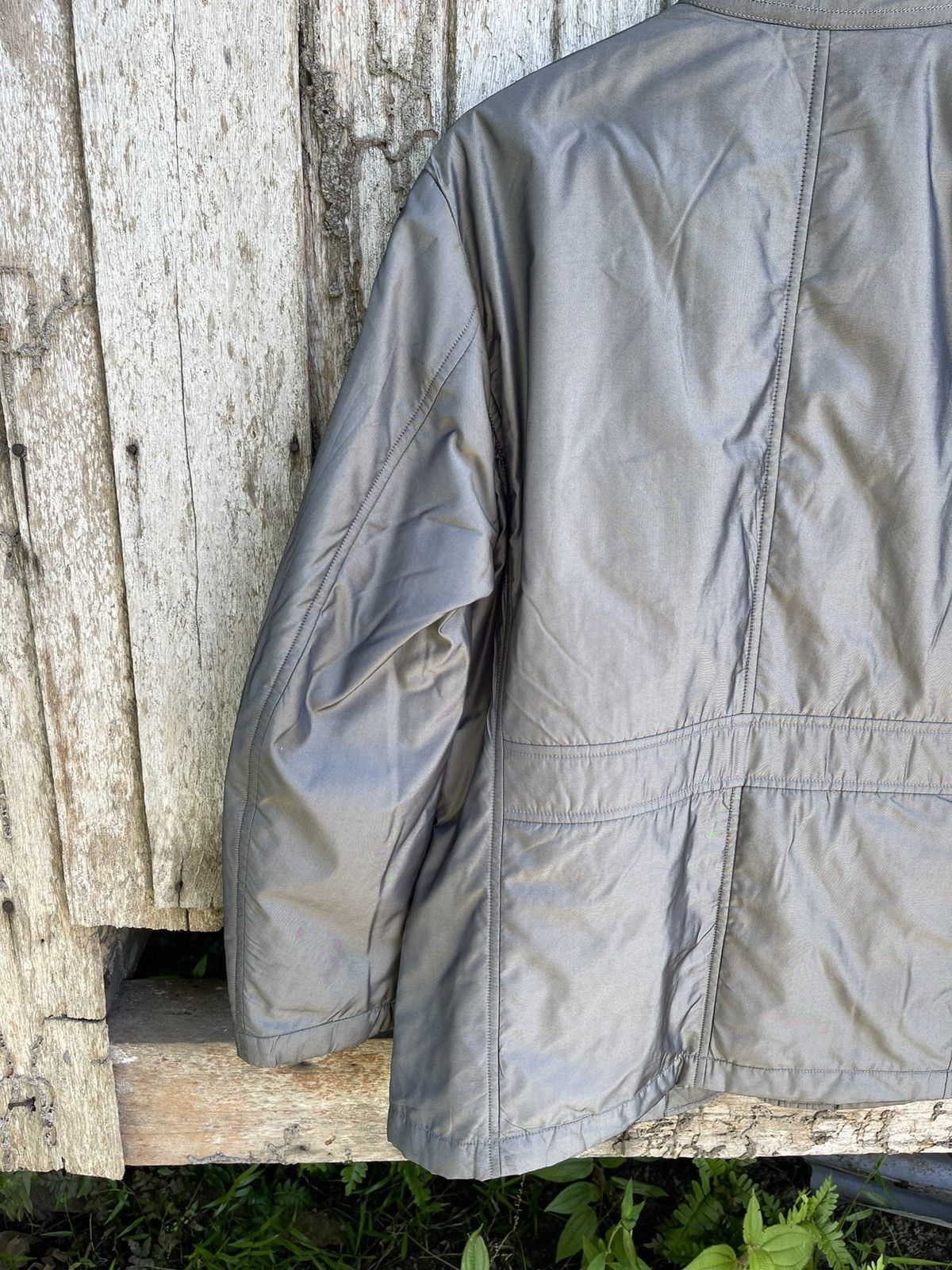 Burberry Burberry London Waxed Field Jacket – Grey Size M / US 6-8 / IT 42-44 - 9 Thumbnail