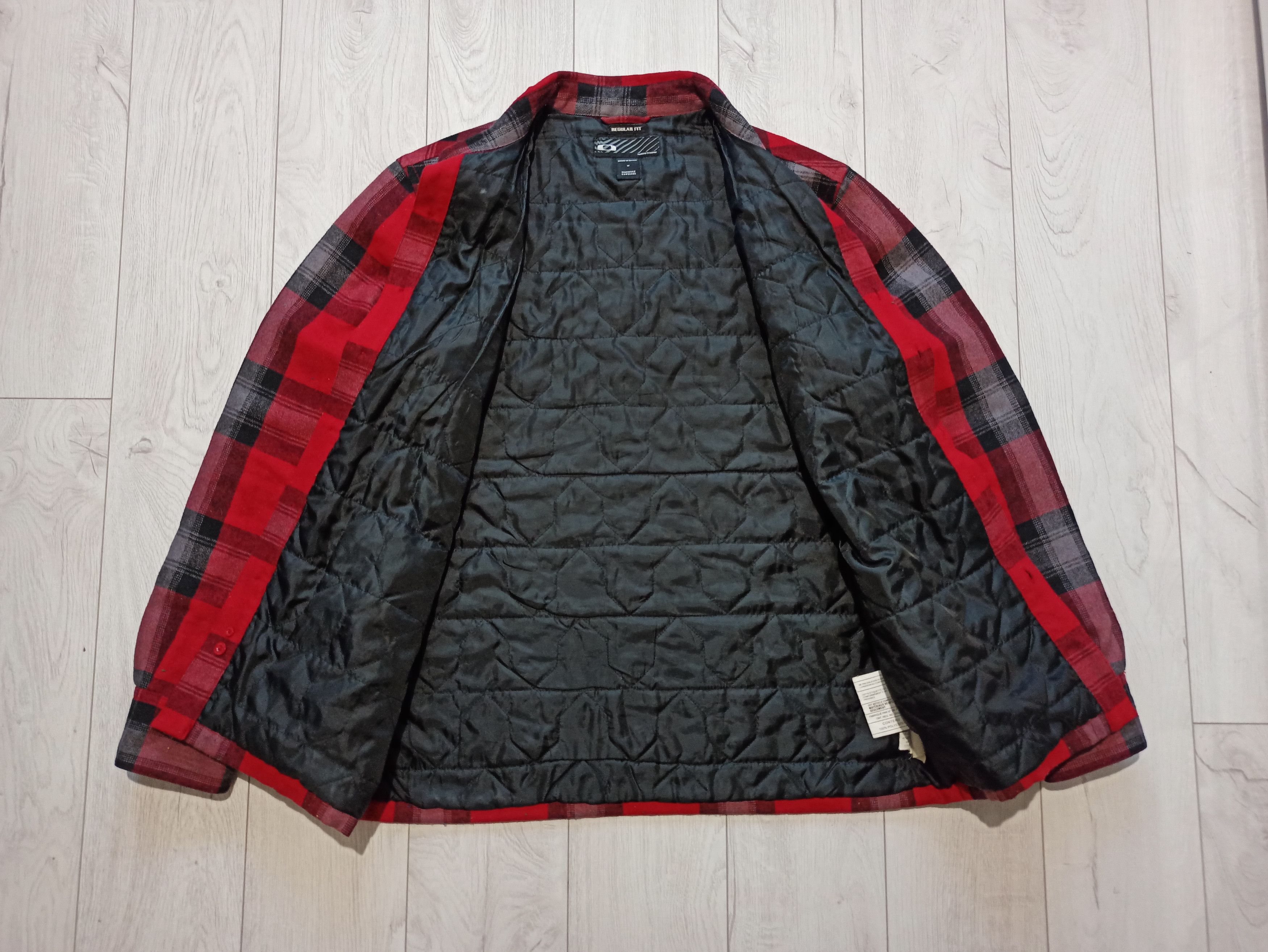 Oakley Oakley Plaid Wool Shirt Jacket Quilted Lining Size US M / EU 48-50 / 2 - 2 Thumbnail