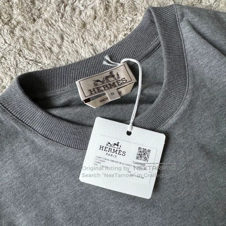 Hermes Hermes Relief horse head T-shirt Size US M / EU 48-50 / 2 - 3 Thumbnail