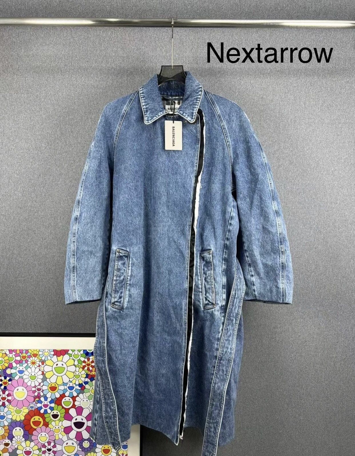 Balenciaga BALENCIAGA Balenciaga denim cotton jacket 2412-Nextarrow Size US S / EU 44-46 / 1 - 1 Thumbnail