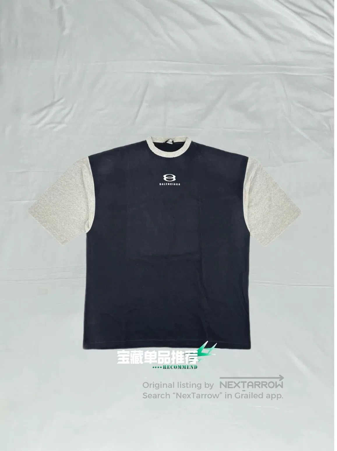 Balenciaga Balenciaga SS23 Black Raglan 3/4 Sleeve T. Size US M / EU 48-50 / 2 - 1 Thumbnail
