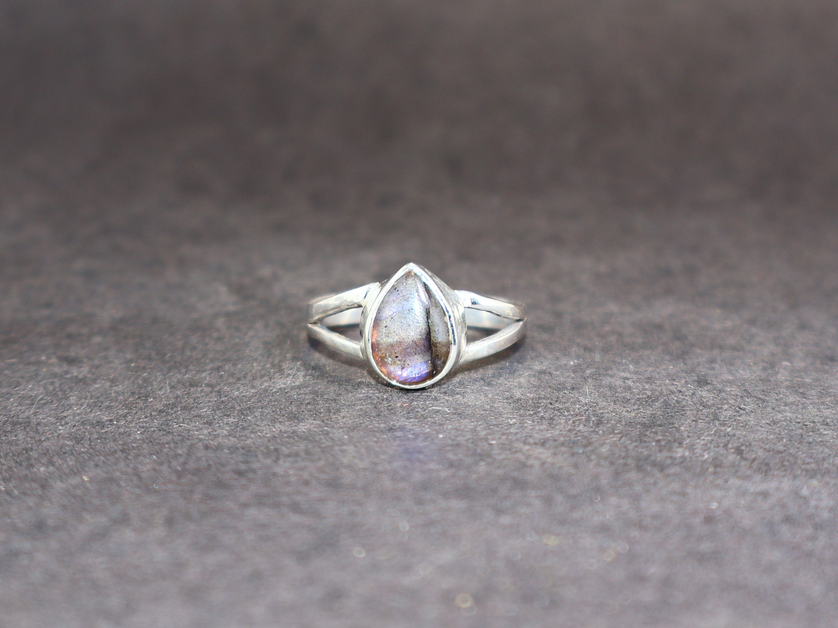 Handmade Labradorite Ring, 925 Silver Handmade Ring, Women Ring, Size ONE SIZE - 3 Thumbnail