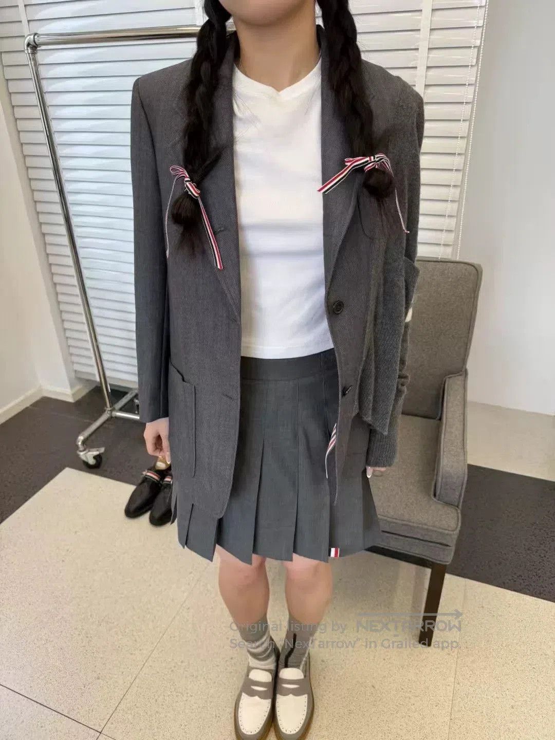 Thom Browne thom browne women's deconstructed suit jacket. Size M / US 6-8 / IT 42-44 - 8 Thumbnail
