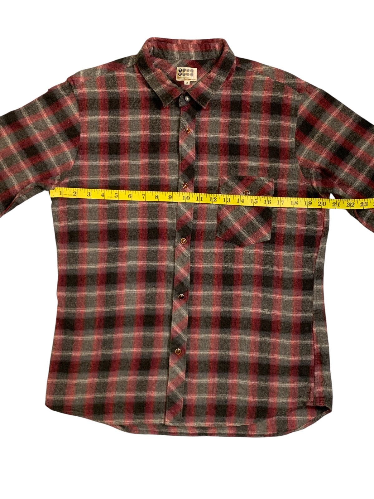 Takeo Kikuchi Rare Design Takeo Kikuchi Snap Button Ups Shirt Size M / US 6-8 / IT 42-44 - 7 Thumbnail