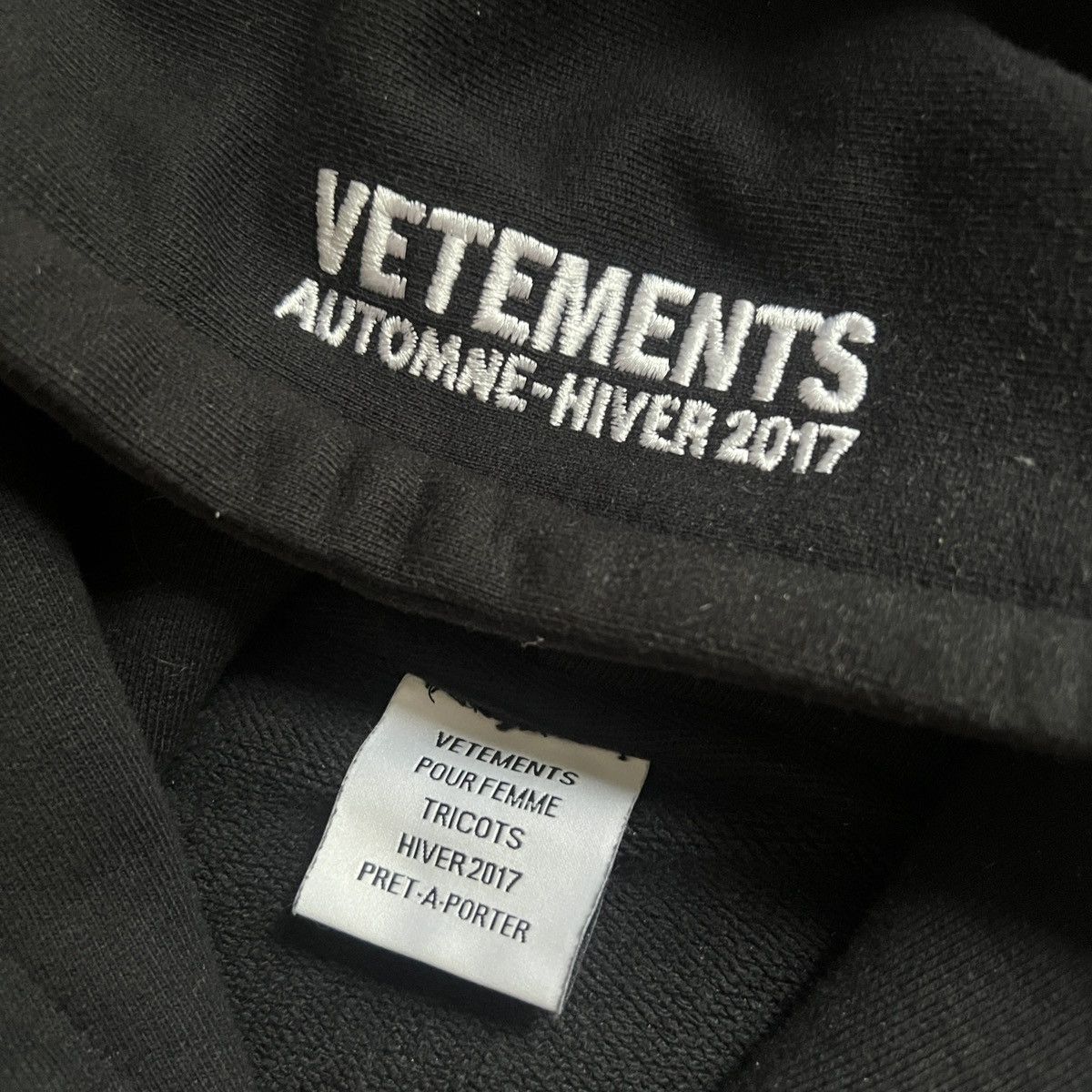 Vetements Vetements Total Fucking Darkness Hoodie Size US M / EU 48-50 / 2 - 5 Thumbnail