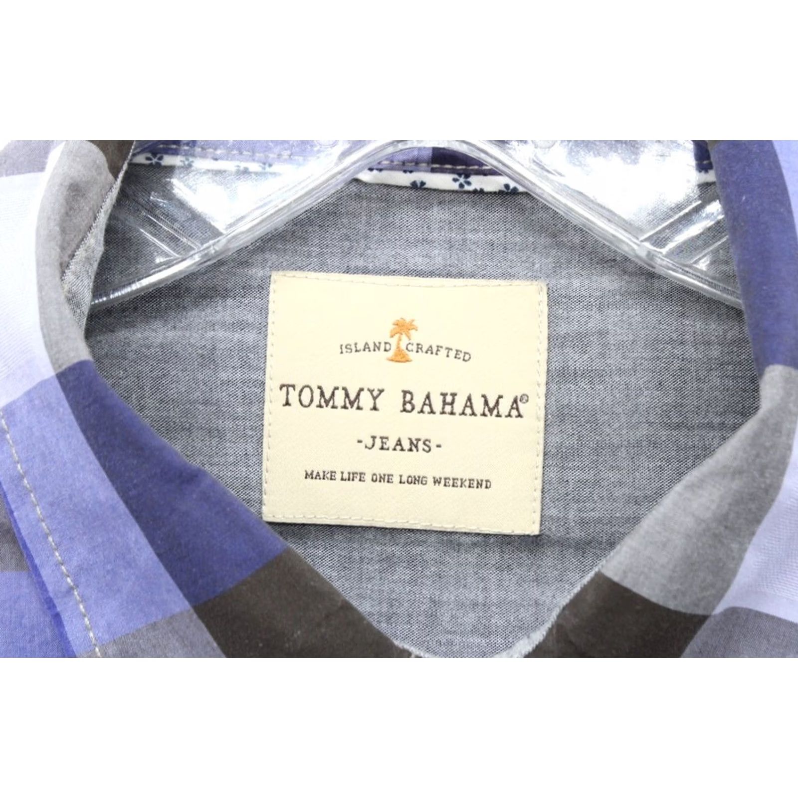 Tommy Bahama Tommy Bahama Shirt Mens Medium Blue Plaid Button Up Long Sleeve Vacation Stylish Size US M / EU 48-50 / 2 - 3 Thumbnail