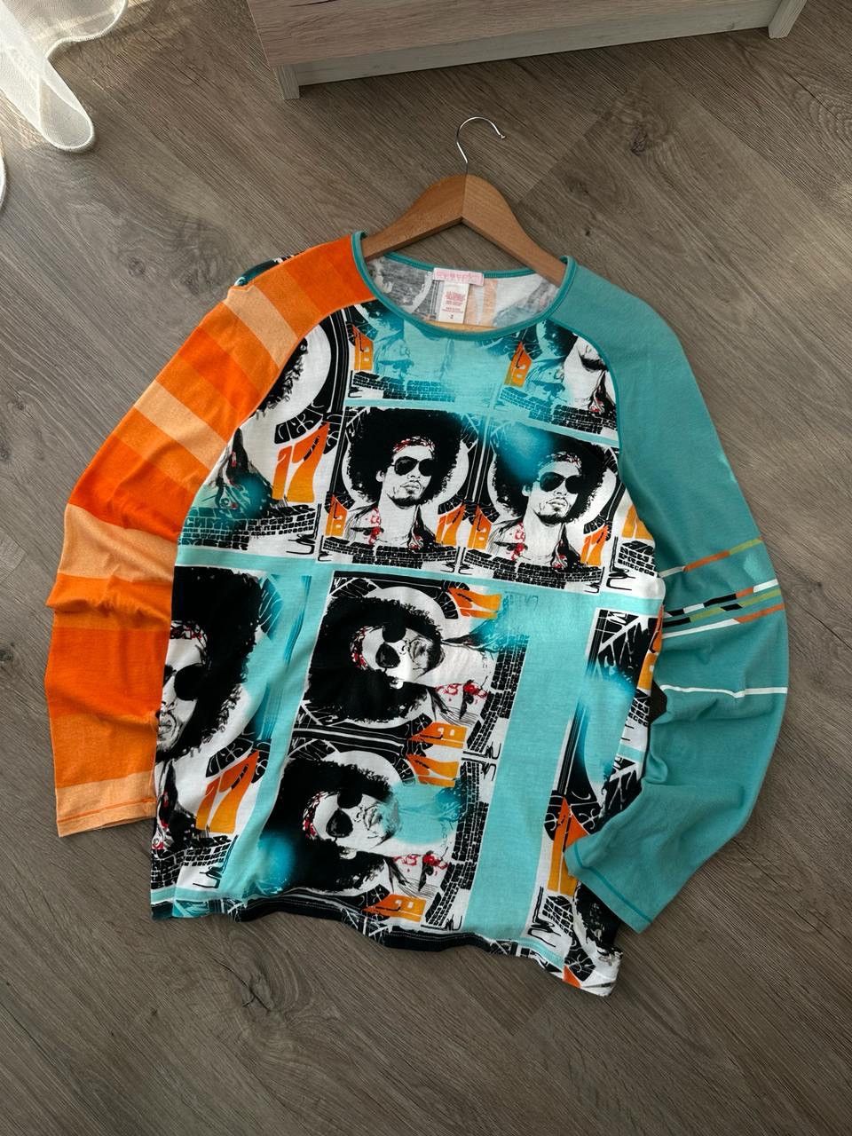 Japanese Brand × Vintage Vintage Custo Barcelona Printed Long Sleeve W’S Size M / US 6-8 / IT 42-44 - 5 Thumbnail