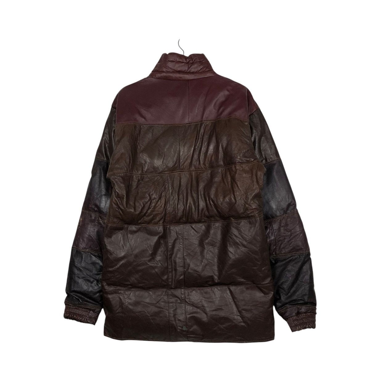 Japanese Brand 🔥VINTAGE BIKER LEATHER JACKET BERMANS ISSEY MIYAKE Size US M / EU 48-50 / 2 - 10 Thumbnail