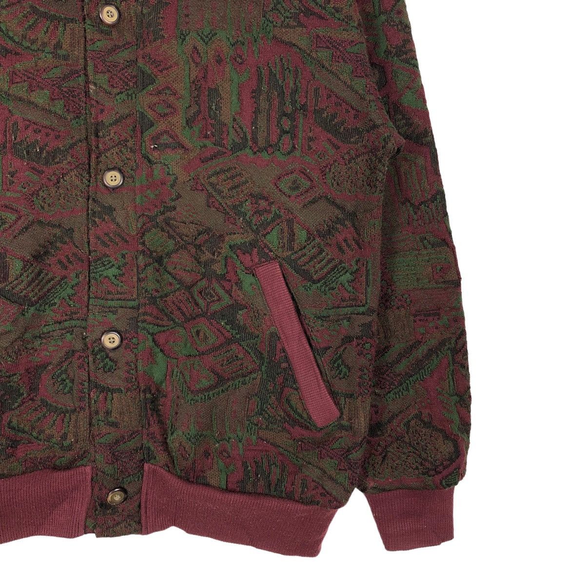 Hysteric Glamour Vintage Cardigan Button Bomber Jacket FullMark Issey Miyake Size US M / EU 48-50 / 2 - 4 Thumbnail