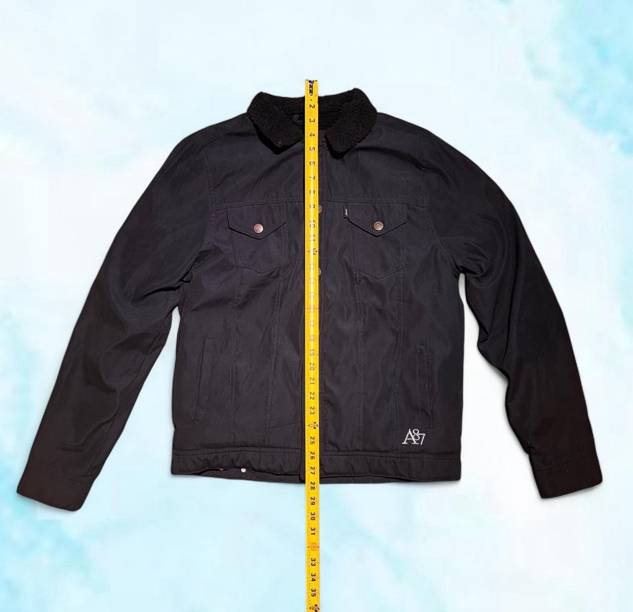 Aeropostale Aeropostale black denim jacket Size US M / EU 48-50 / 2 - 2 Thumbnail