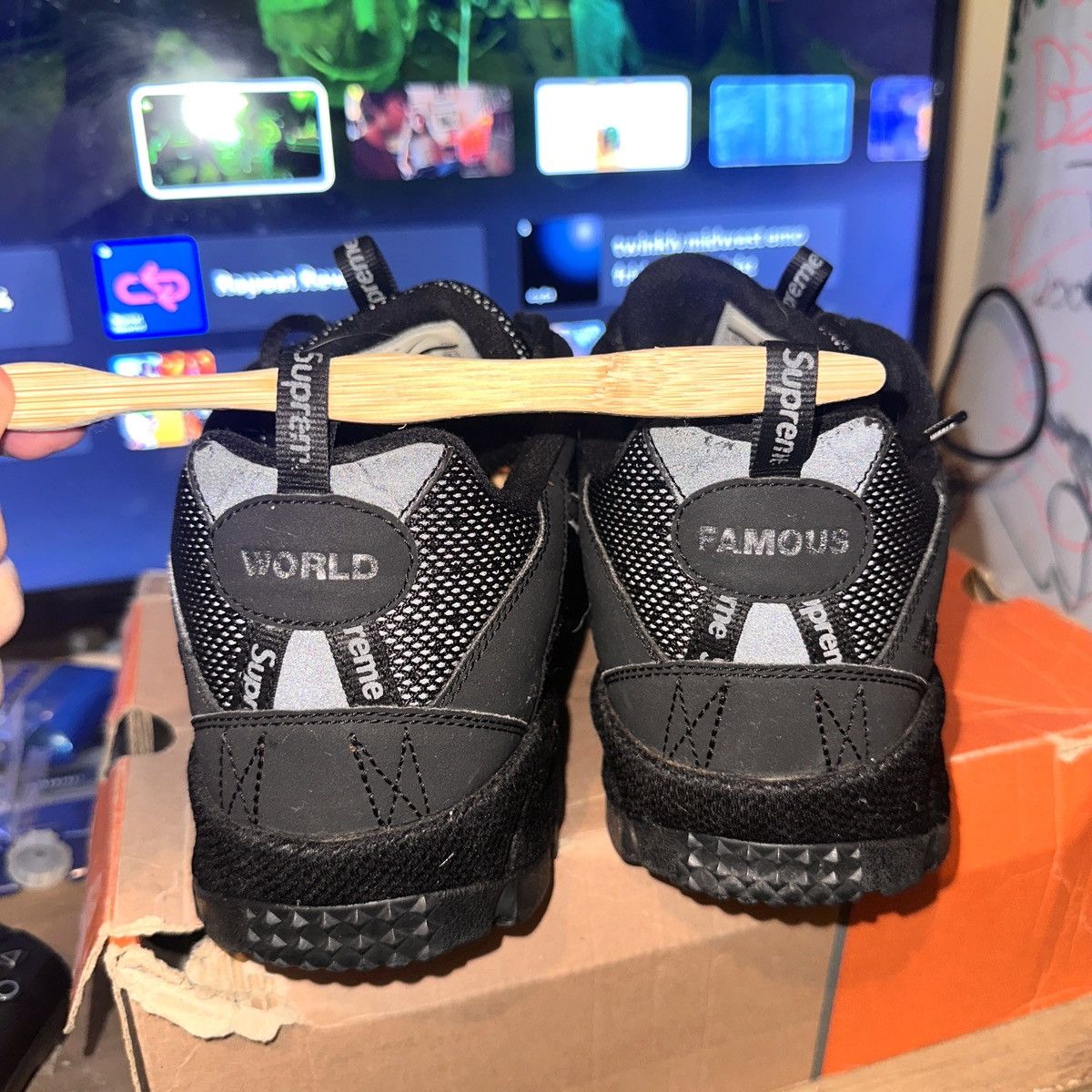 Nike × Supreme Nike Supreme Humara Black 10.5 Size US 10.5 / EU 43-44 - 7 Thumbnail