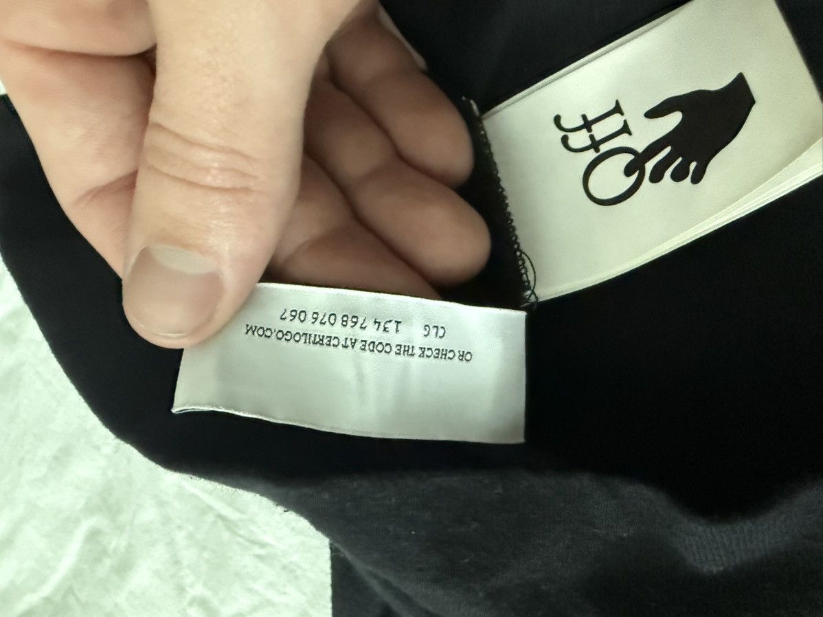 Off-White Off white Black tee Size US XL / EU 56 / 4 - 6 Thumbnail