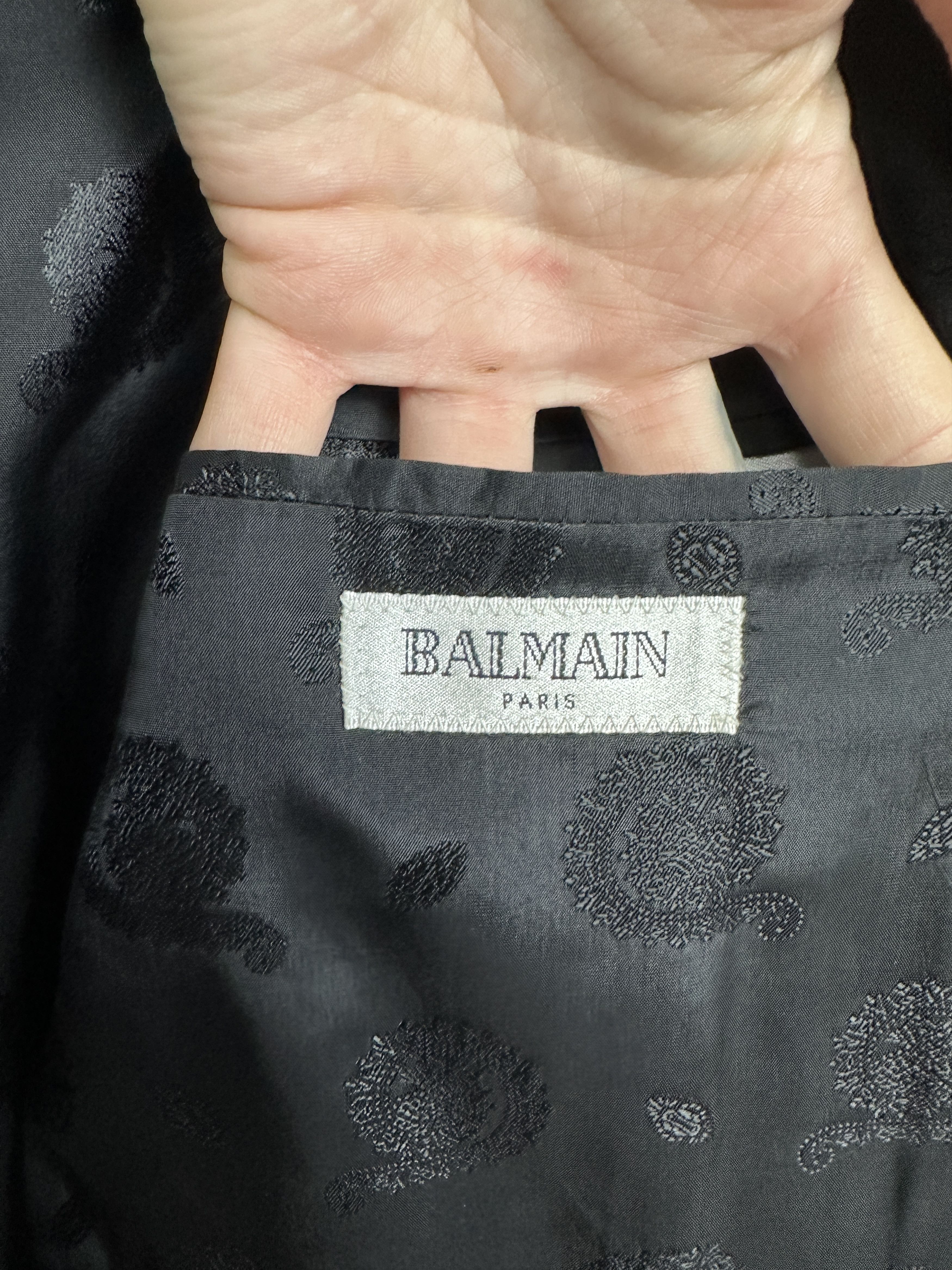 Balmain Balmain Mens Wool Blazer Jacket Size 40L - 4 Thumbnail