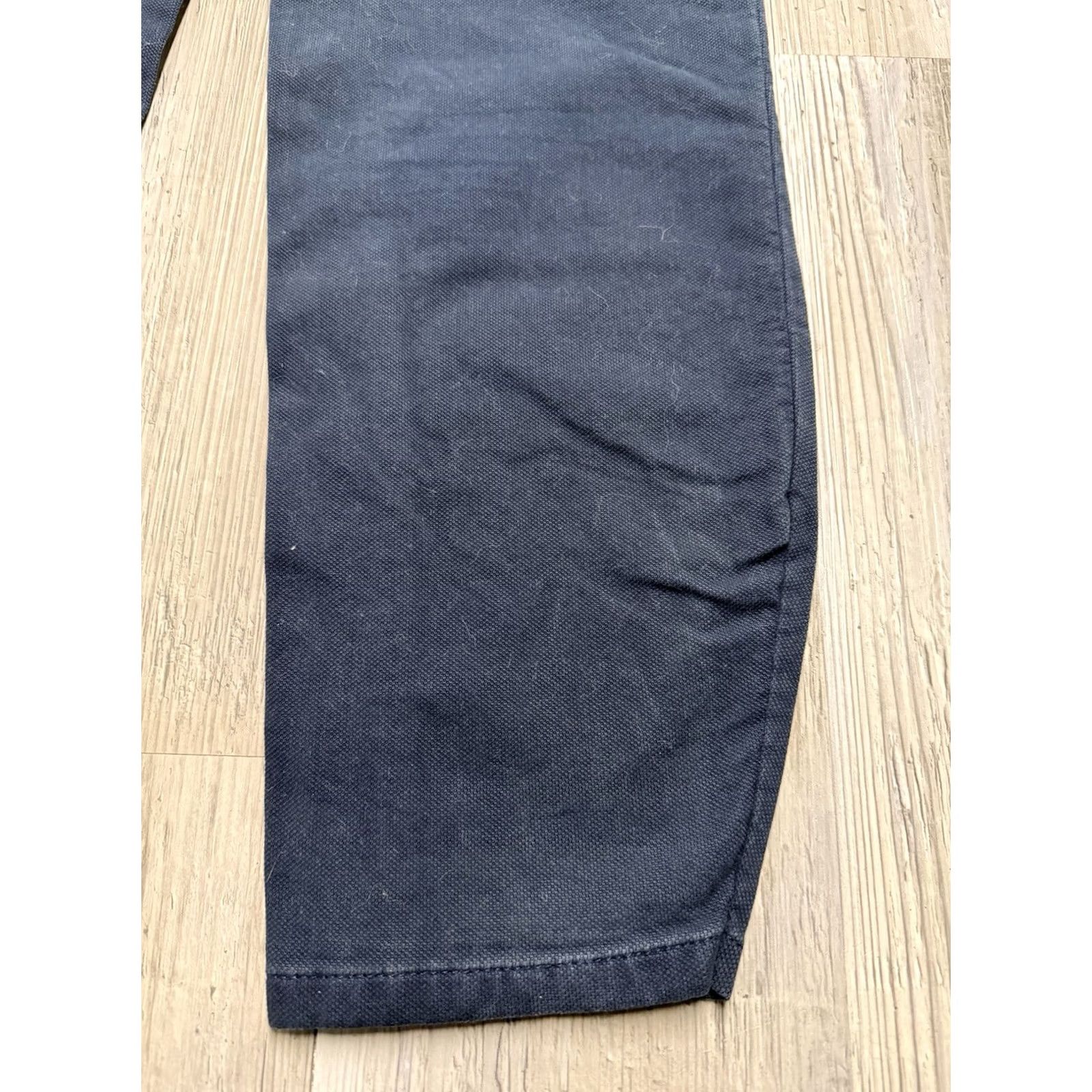Banana Republic Banana Republic Mens Aiden Fit Tech Canvas Performance Pants Blue Straight Leg 32x30 Regular Knit Polyester Slimming Pockets Stretch Slimming Size US 32 / EU 48 - 7 Thumbnail