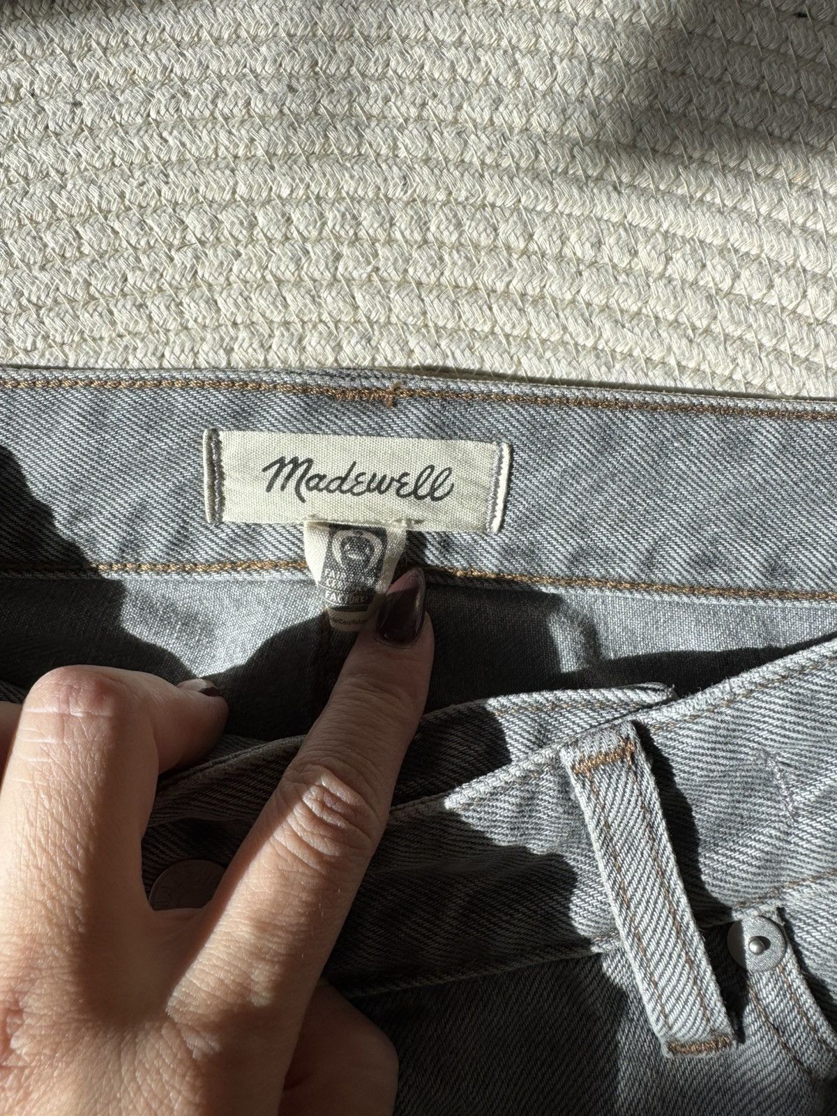 Madewell Madewell The Curvy '90s Straight Jean Grey size 24 Size 26" / US 2 / IT 38 - 6 Thumbnail