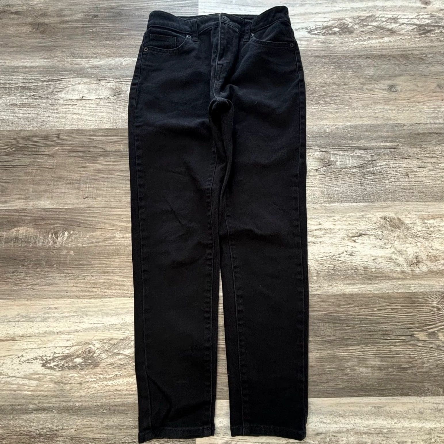 Nili Lotan Nili Lotan Dark Wash Black Women Skinny Jeans 0 28x26 Cotton Stretch Denim Slim/Casual Team: Women, Size 0, 28x26, Black, Skinny, Denim, Jeans Size 25" / US 0 / IT 36 - 2 Thumbnail