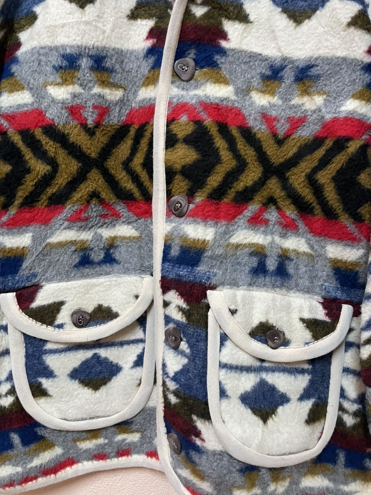 Japanese Brand Japanese Designer Poncho East West Native Navajo Poncho XL Size US XL / EU 56 / 4 - 10 Thumbnail