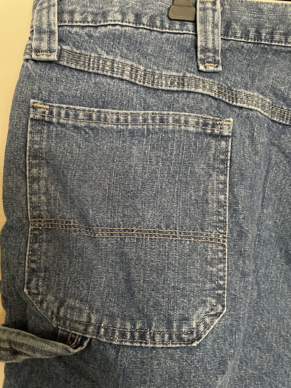 Vintage × Wrangler Wrangler Denim Jean Shorts Jorts 42 vintage BLUE Carpenter 🔥 Size US 42 / EU 58 - 10 Thumbnail