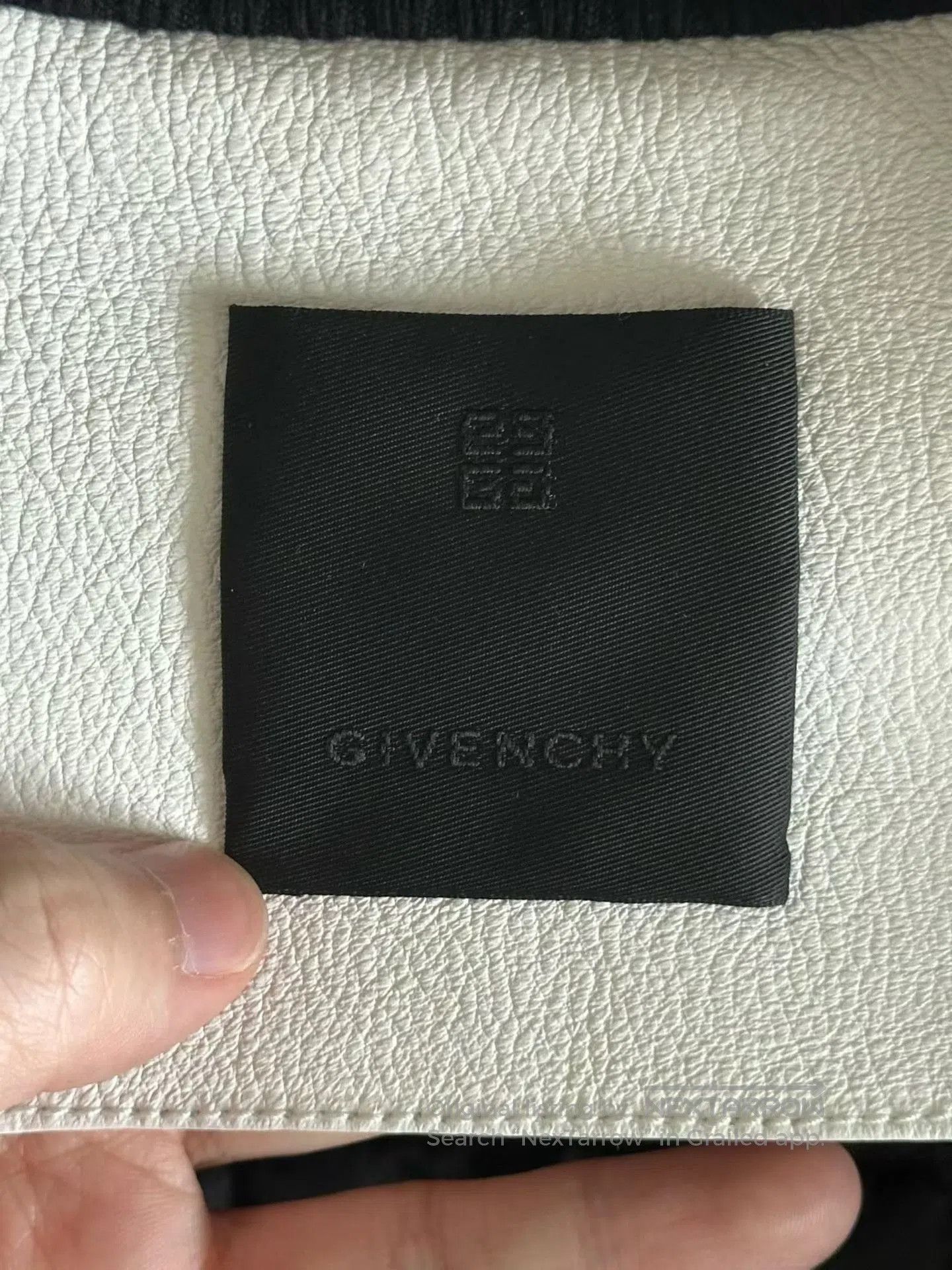 Givenchy Givenchy Black White Leather Sleeve Jacket. Size US M / EU 48-50 / 2 - 3 Thumbnail