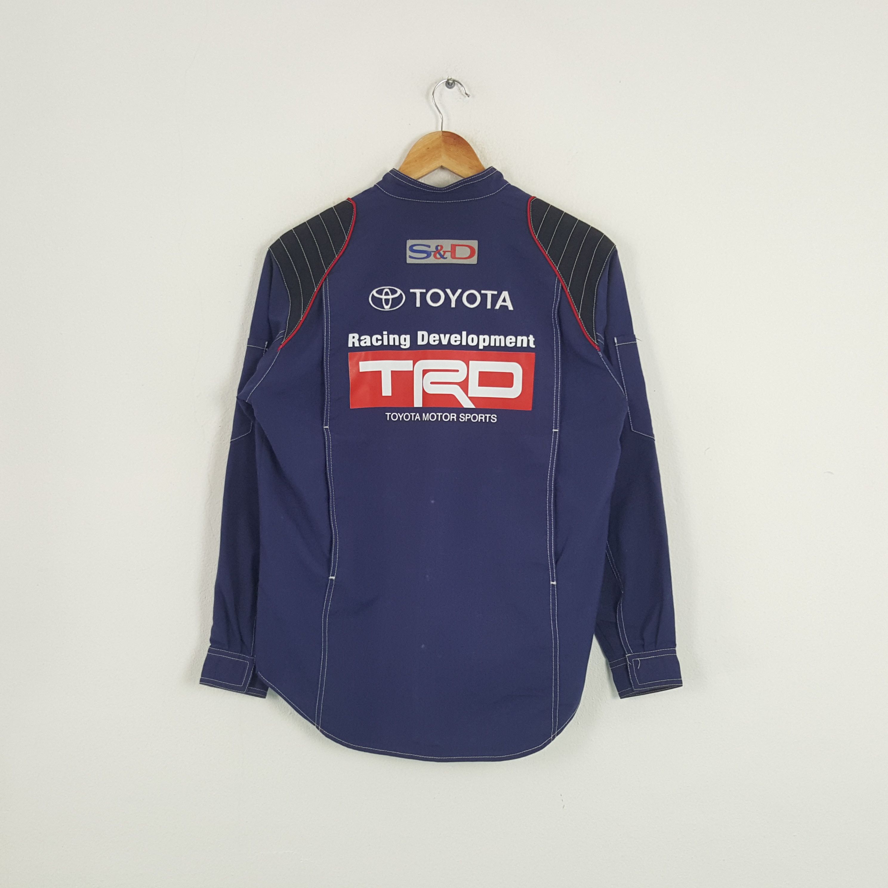 Japanese Brand × Vintage Vintage TRD Toyota Motor Sports Japanese Racing Shirt Jacket Size US M / EU 48-50 / 2 - 1 Thumbnail
