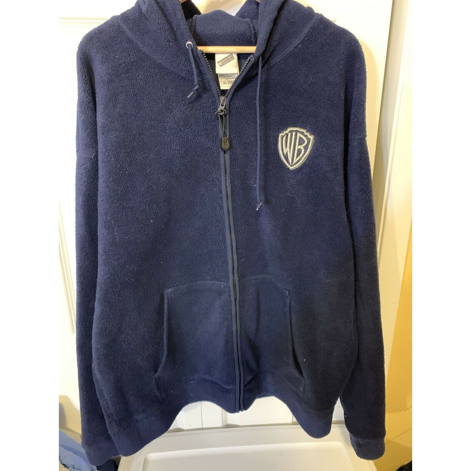 Warner Bros Warner Bros Looney Tunes Fleece Jacket Men’s Sz XL Navy Blue Size US XL / EU 56 / 4 - 8 Thumbnail
