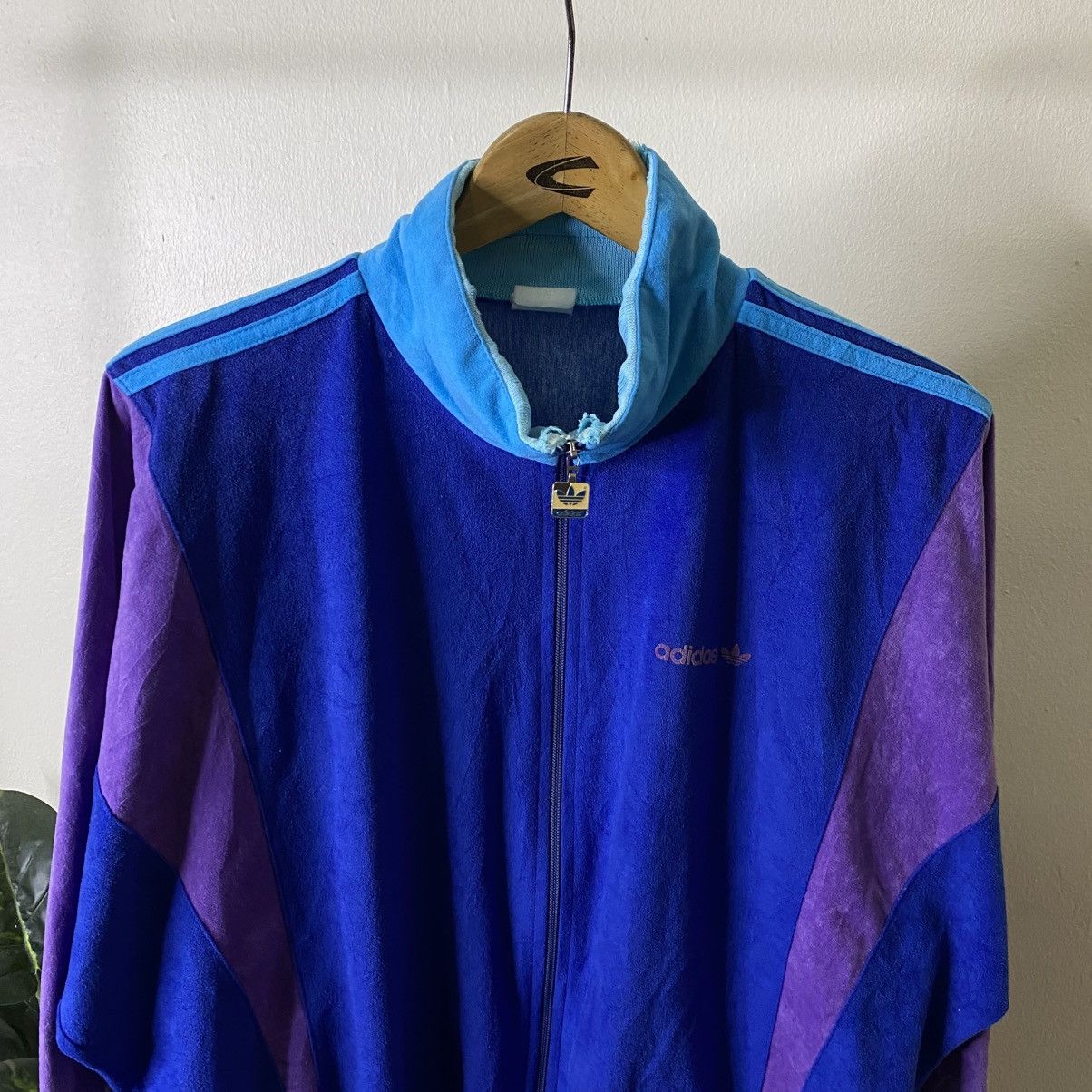 Adidas Vintage 1980s Adidas Drill Track Jacket Size US L / EU 52-54 / 3 - 2 Thumbnail