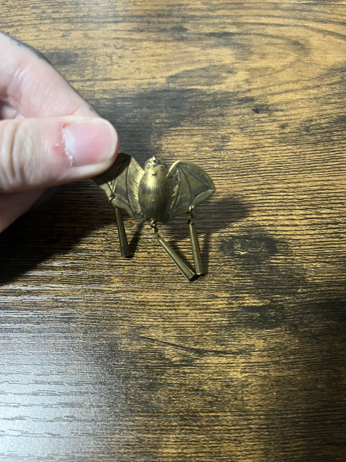 Other Gold bat vintage earrings Size ONE SIZE - 2 Thumbnail