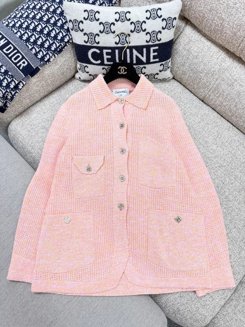 Chanel Chanel Mixed-colour badge silhouette knitted cardigan jack Size XS / US 0-2 / IT 36-38 - 1 Thumbnail