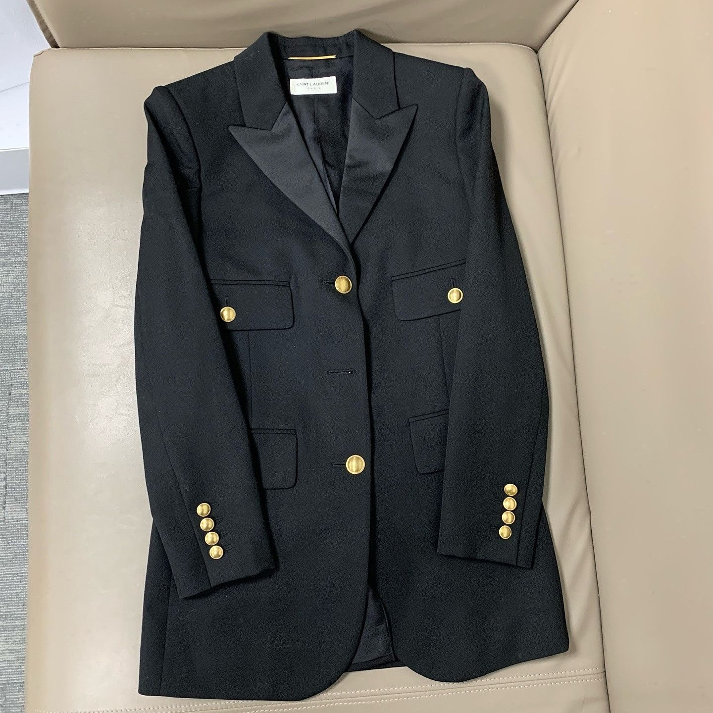 Saint Laurent Paris Saint Laurent Tuxedo Blazer Size 34 Size XXS / US 00 / IT 34 - 1 Thumbnail