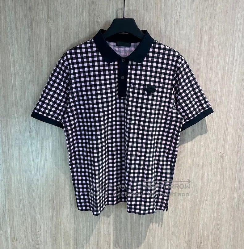 Prada Prada Short-sleeved T-shirt polo shirt Size US XL / EU 56 / 4 - 1 Thumbnail