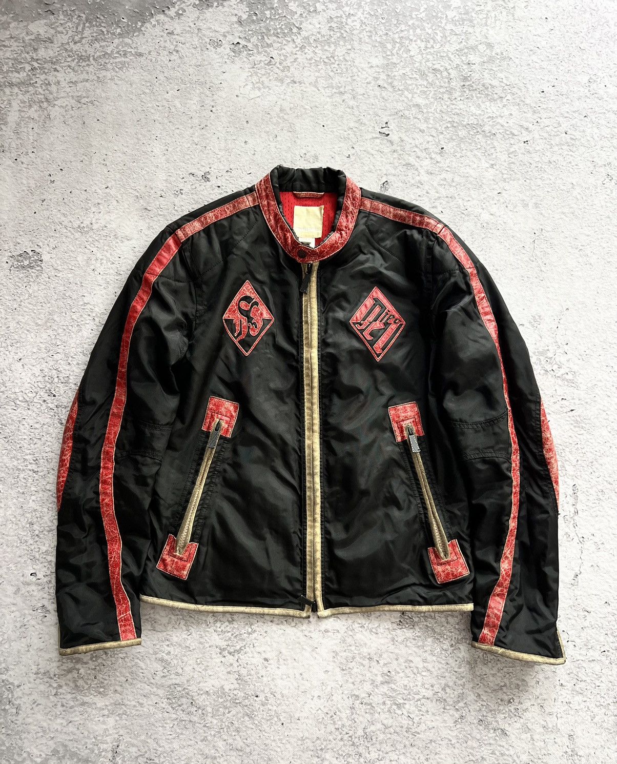 Diesel Vintage Diesel Leather Logo Jacket Size US L / EU 52-54 / 3 - 1 Thumbnail