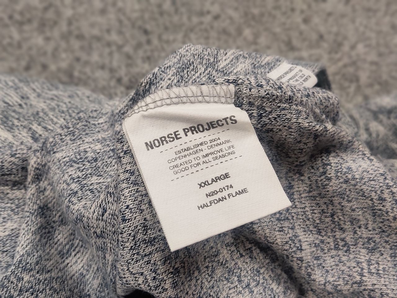 Norse Projects Norse Projects design minimalistic Blue Cotton Long sleeve Size US L / EU 52-54 / 3 - 13 Thumbnail