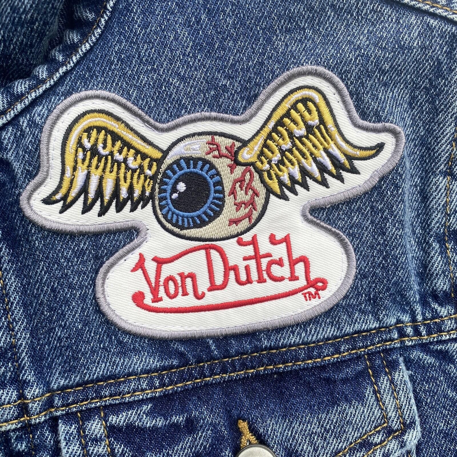 Von Dutch Von Dutch XS Originals Blue Distressed Denim Jacket Y2K Size US XS / EU 42 / 0 - 4 Thumbnail