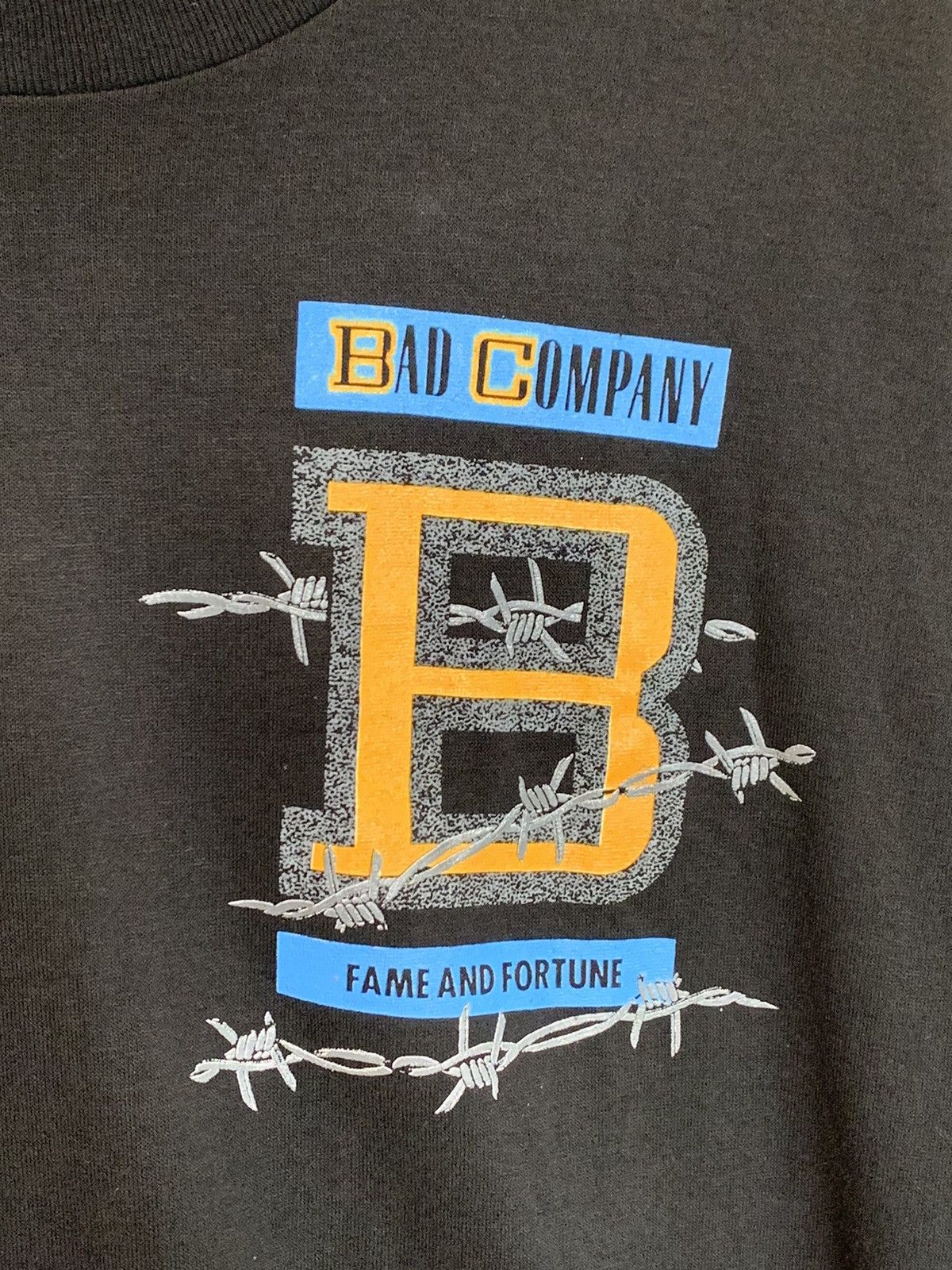 Band Tees *RARE* Vintage 86-87 Bad Company Fame And Fortune Tour Shirt Size US XL / EU 56 / 4 - 5 Thumbnail