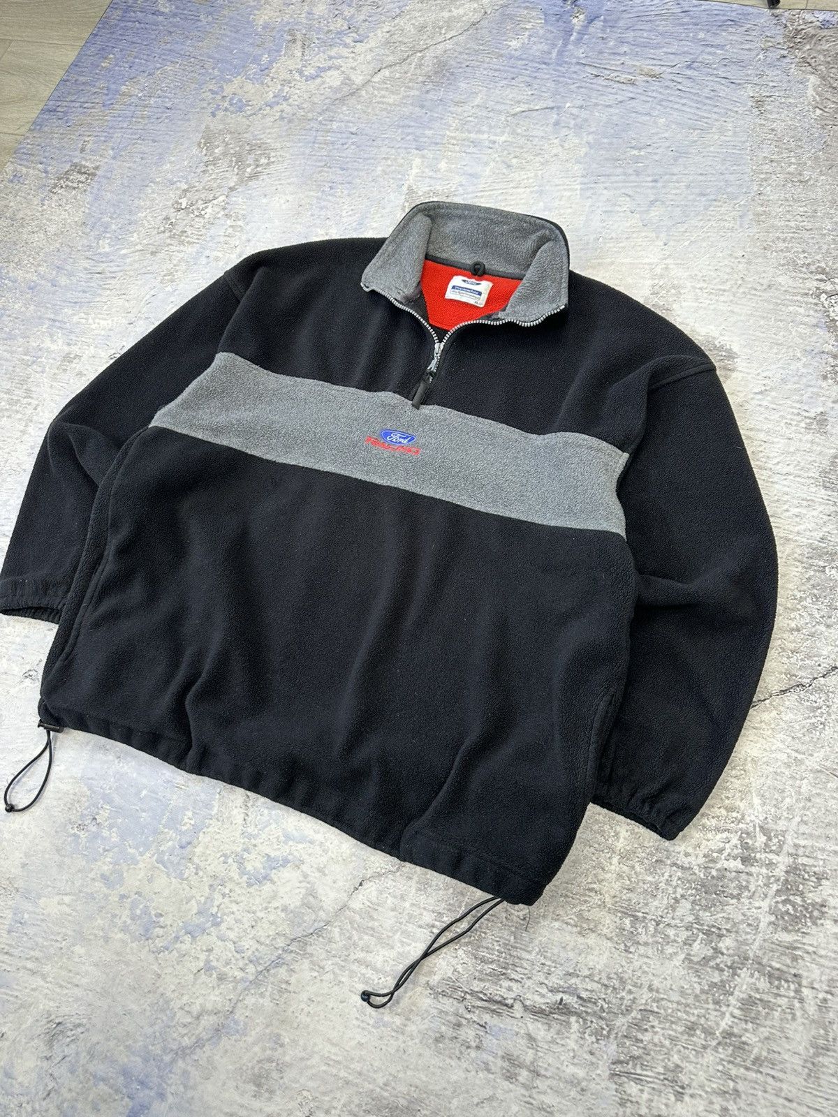 Ford × Vintage Ford Racing vintage fleece mens rare black Size US L / EU 52-54 / 3 - 3 Thumbnail