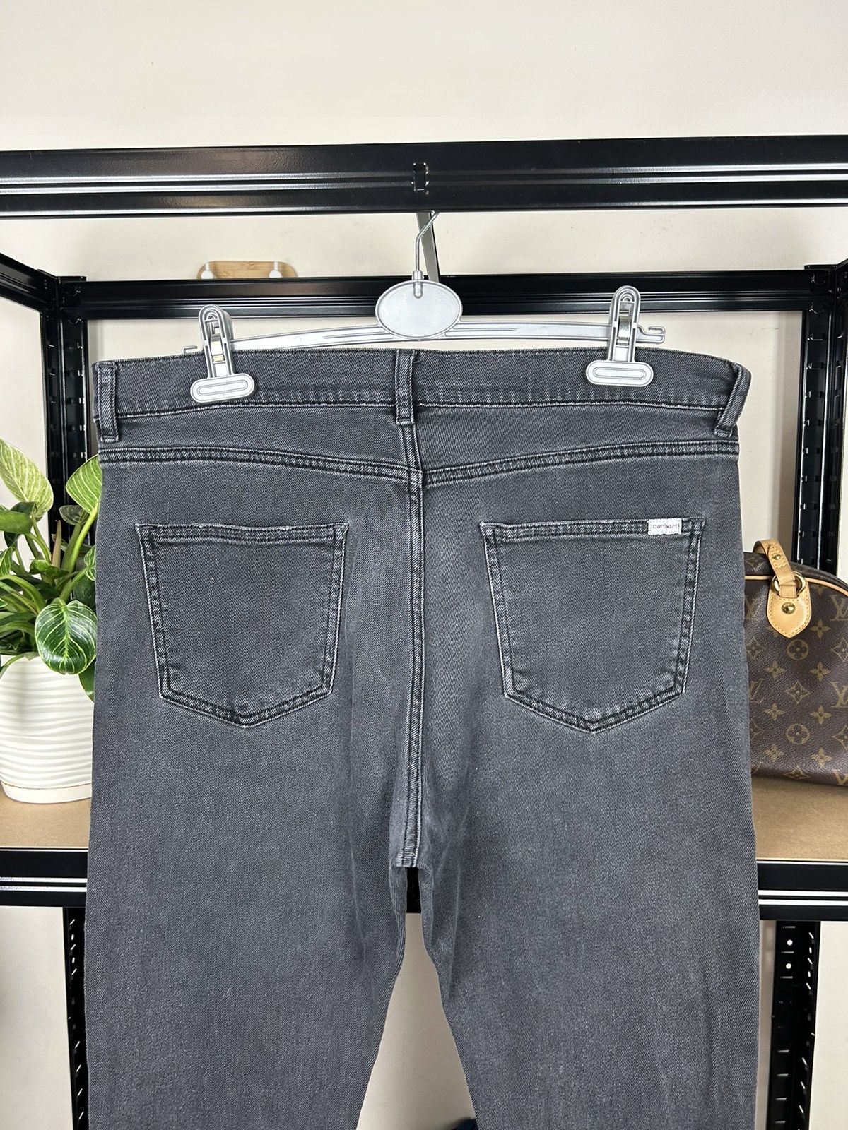 Carhartt × Carhartt Wip × Vintage Carhartt Coat Pants Black Y2K Vintage Size US 32 / EU 48 - 2 Thumbnail