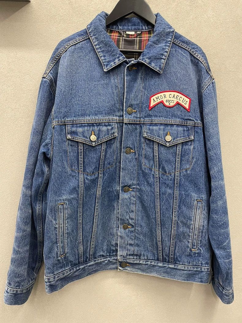 Gucci Gucci Denim Jacket with Patch-dmc Size US L / EU 52-54 / 3 - 1 Thumbnail